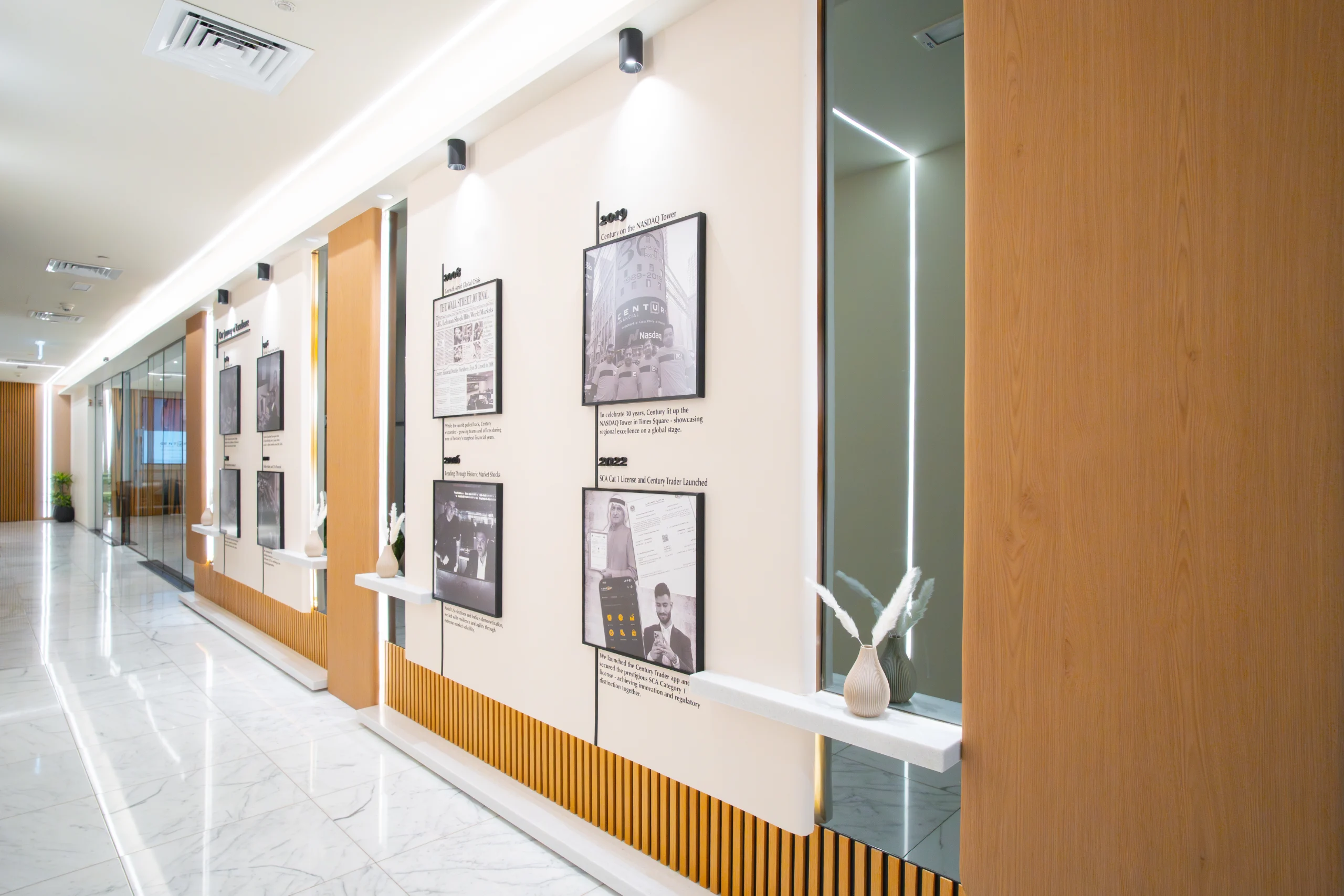 History Wall — Framed Markets